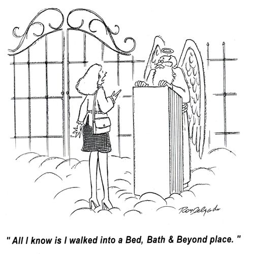 'All I know is I walked into a Bed, Bath and Beyond place.'