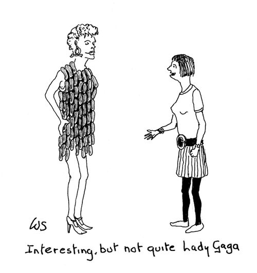 Interesting, but not quite Lady Gaga.