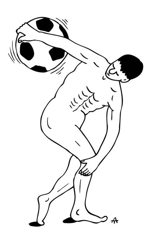 Football Sculpture.