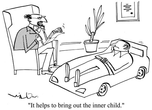 'It helps to bring out the inner child.'