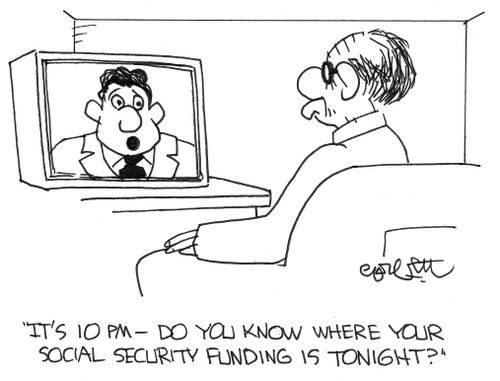 TV: 'It's 10 pm- do you know where your social security funding is tonight?'