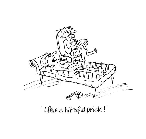 'I feel a bit of a prick!'