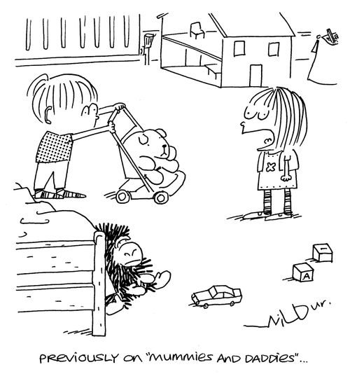 'Previously on 'Mummies and Daddies...''