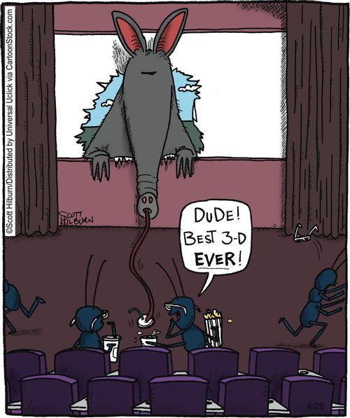 Anteater goes on the rampage in cinema,