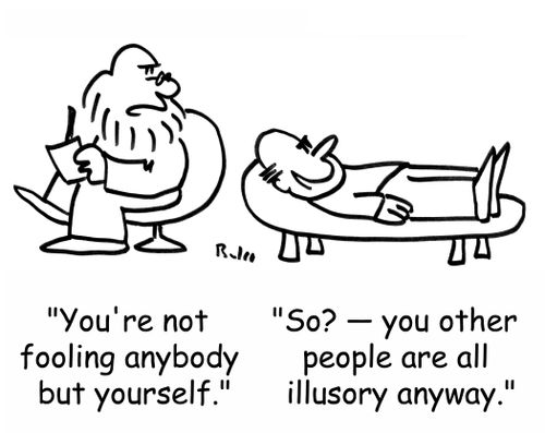 'You're not fooling anybody but yourself.'