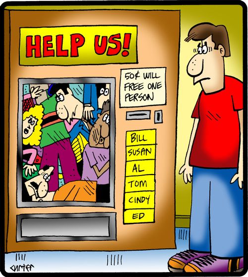 HELP US! 50 cents will free one person.