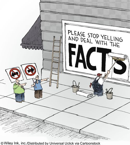 Please stop yelling and deal with the facts.