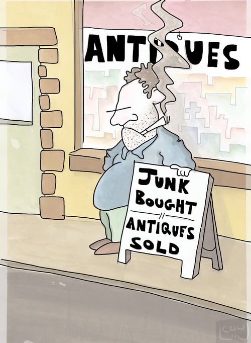 Junk Bought, Antiques Sold.