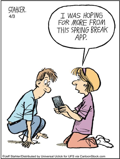 'I was hoping for more from this spring break app.'