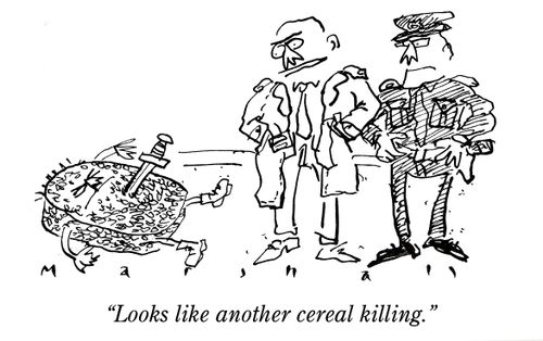 'Looks like another cereal killing.'