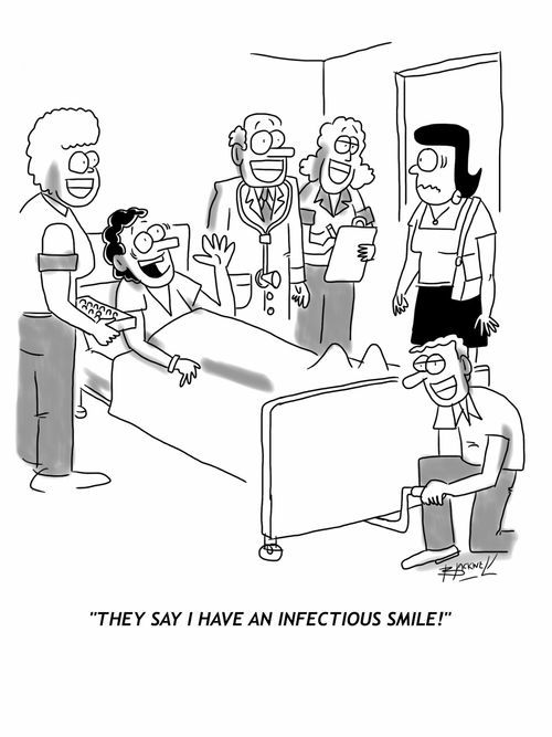 'They say I have an infectious smile!'
