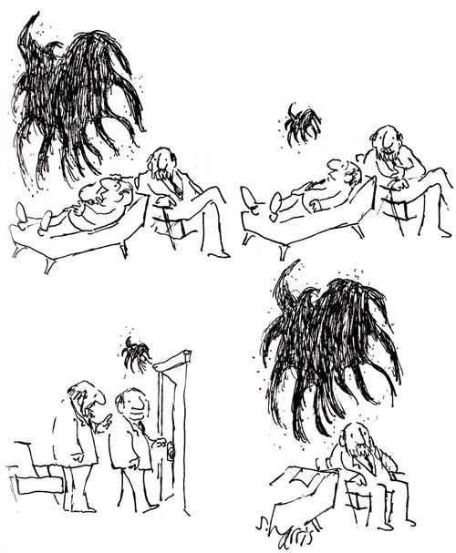 Psychiatrist catches patient's depression.