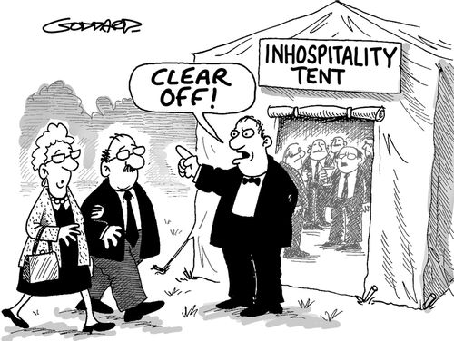 Inhospitality Tent