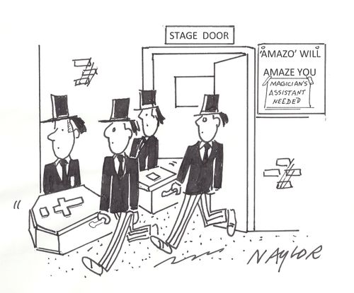 When magic tricks go wrong.