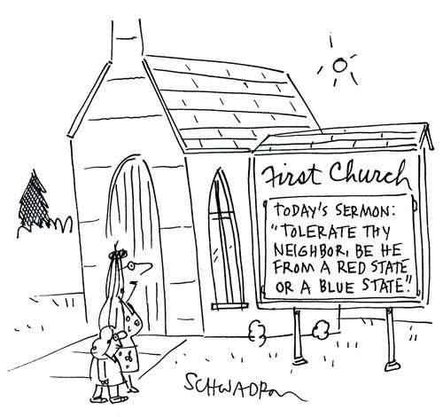 Church sign.