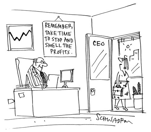 Remember take time to stop and smell the profits.