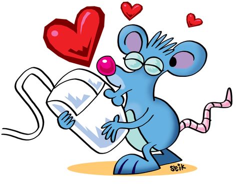 Mouse on mouse action.