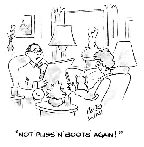'Not 'Puss'n'boots' again!'