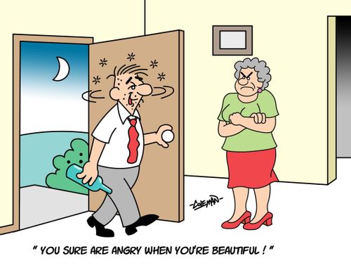 You sure are angry when you're beautiful!
