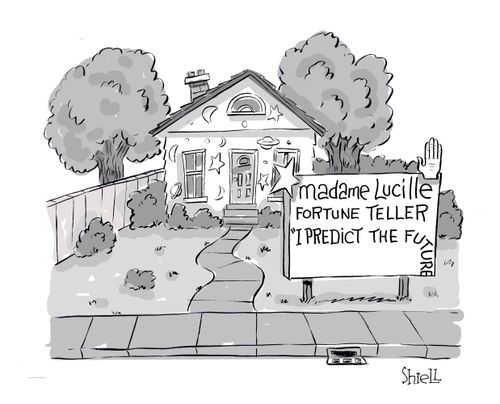 Madame Lucille - Fortune Teller 'I predict the future'.