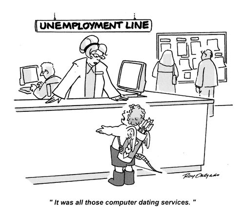 'It was all those computer dating services.'