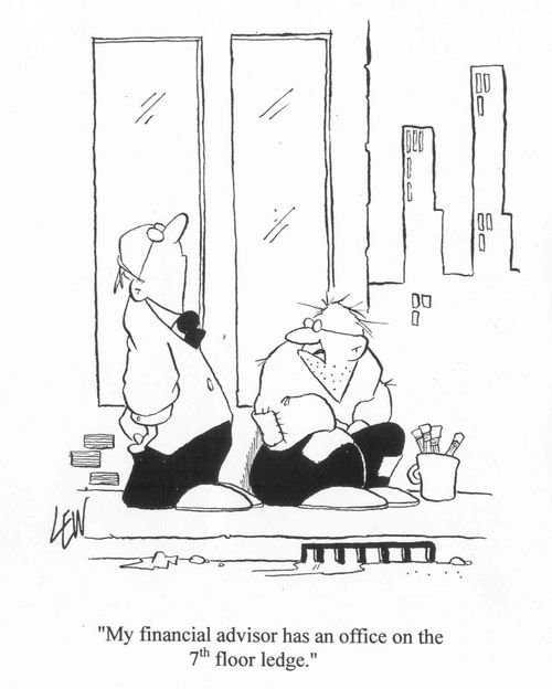'My finanial advisor has an office...'