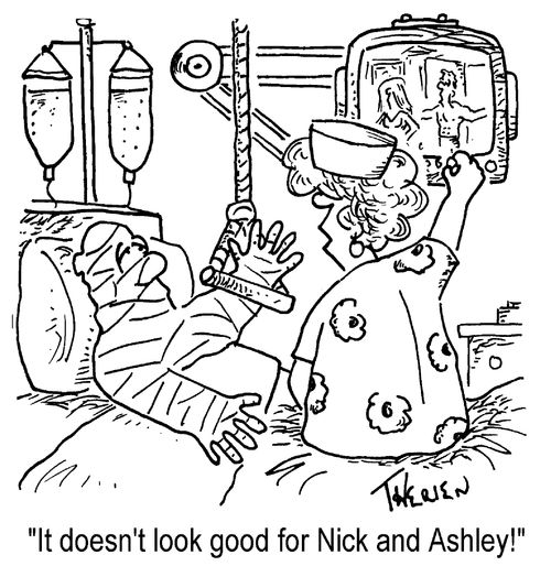 "It doesn't look too good for Nick and Ashley!"