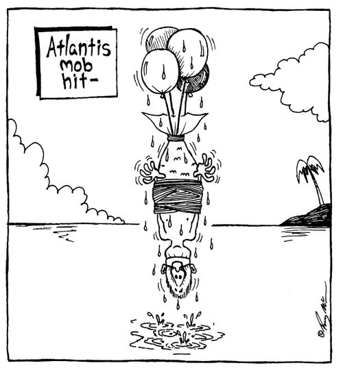 'Atlantis mob hit'