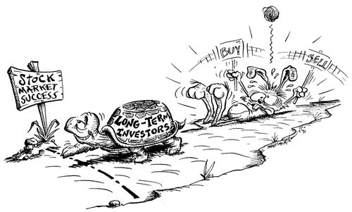 'Long term investors' tortoise wins 'Stock market success' race against the hare