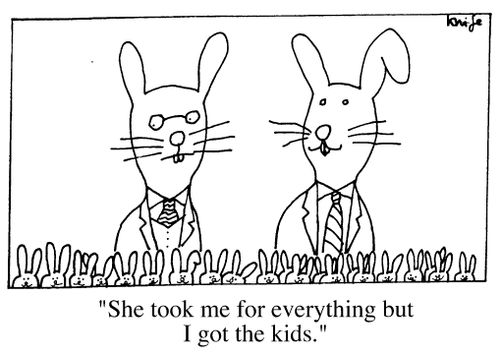 "She took me for everything but I got the kids."