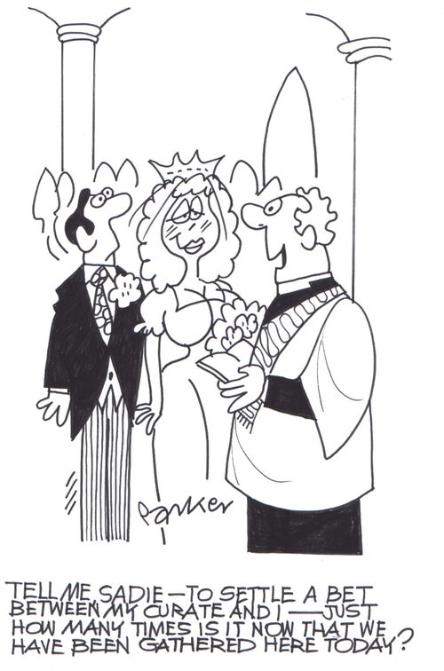 'Tell me, Sadie -just how many times is it now that we have been gathered here today?'