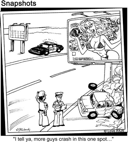 'I tell ya, more guys crash in this one spot...'