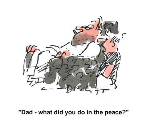 Father and son conversation