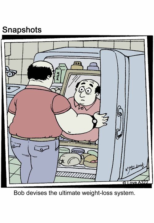 Bob devises the ultimate weight-loss system.