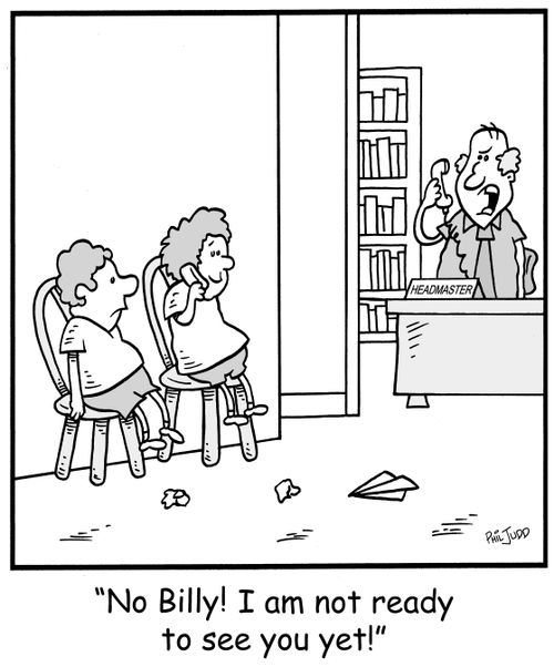 'No Billy! I am not ready to see you yet!'