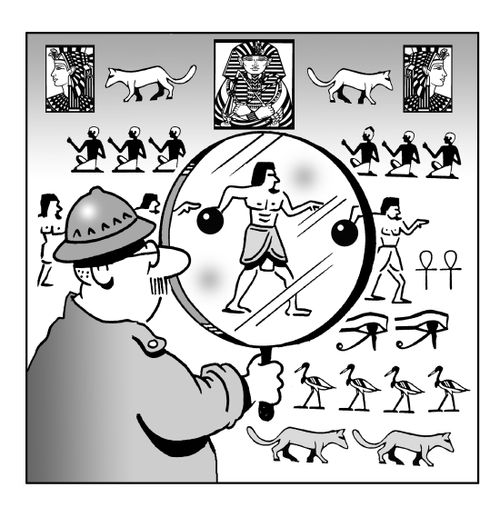 Egyptian bowler.