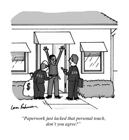 'Paperwork just lacked that personal touch, don't you agree?'