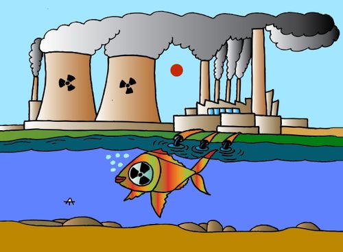 Nuclear power station and ecology