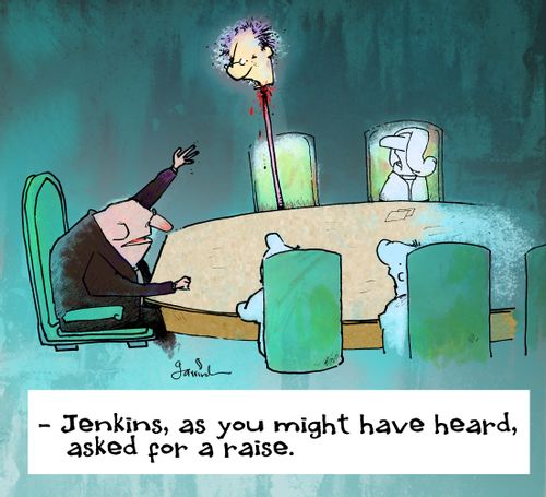 Jenkins, as you might have heard, asked for a raise.