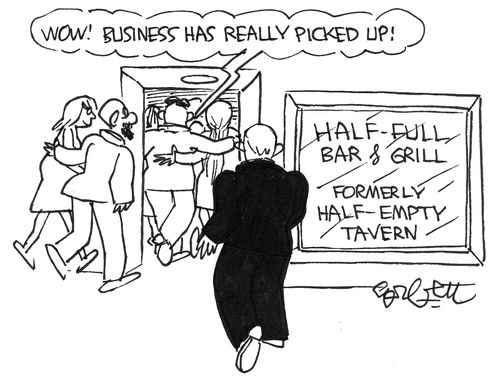 "Wow, business has really picked up!"