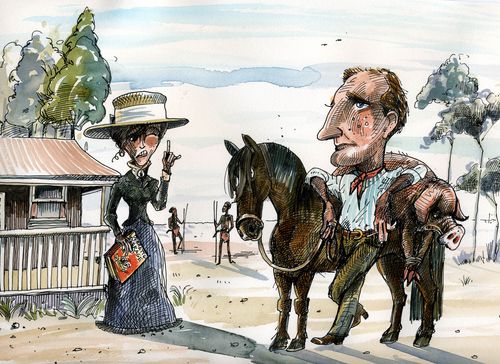 Daisy Bates and Harry Morant.