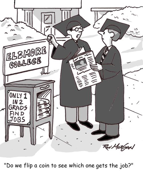 'Do we flip a coin to see which one gets the job?'
