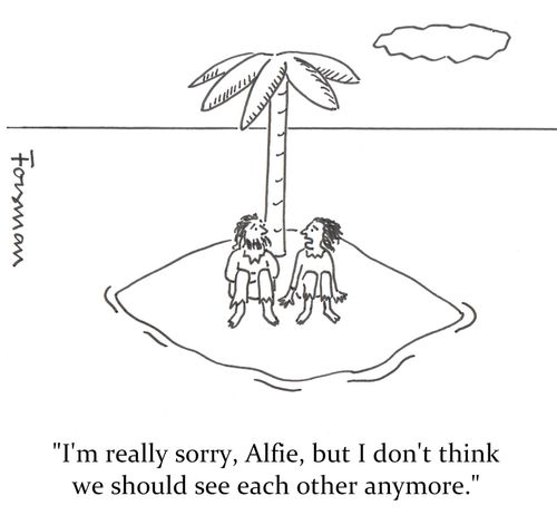 'I'm really sorry, Alfie, but I don't think we should see each other anymore,'