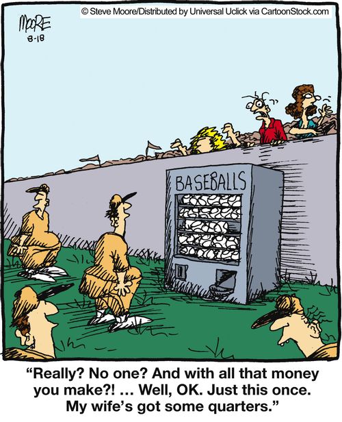'Really No one And with all that money you make,,,Well, OK,,,'