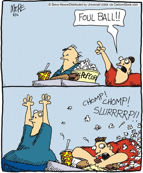 'Foul ball!!'