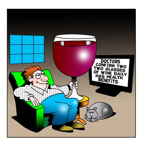 Doctors confirm two glasses of wine daily has health benefits.
