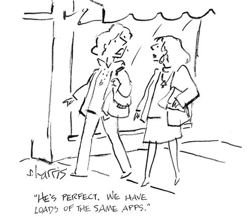 'He's perfect.  We have loads of the same apps.'