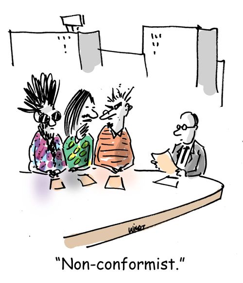 'Non-conformist.'