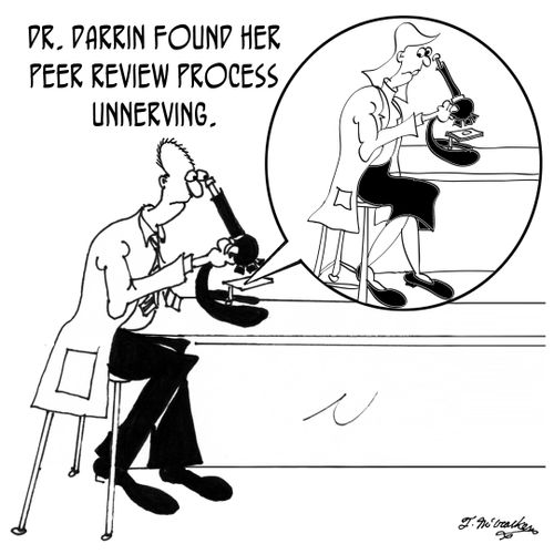 Dr. Darrin found her peer review process unnerving.