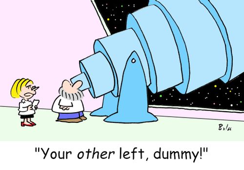 'Your OTHER left, dummy!'